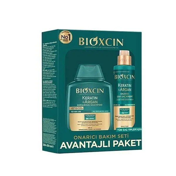 Bioxcin Keratin&Argan Şampuan + Sıvı Saç Kremi
