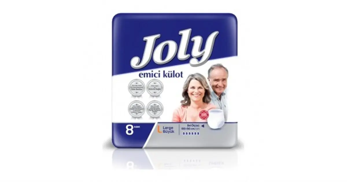 Joly Hasta Bezi Emici Külot Büyük-Large (İç Adet 8)