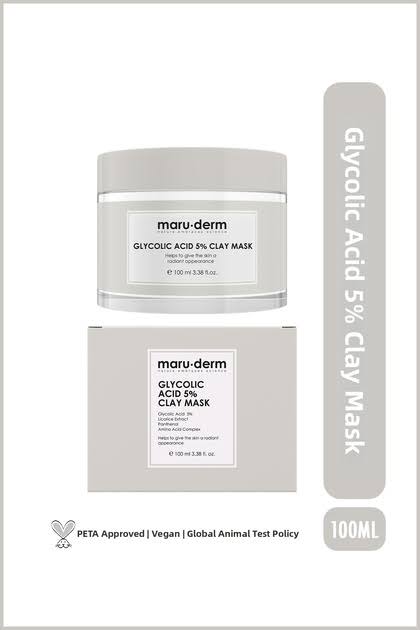 Maru.Derm Glycolic Acid 5% Clay Mask 