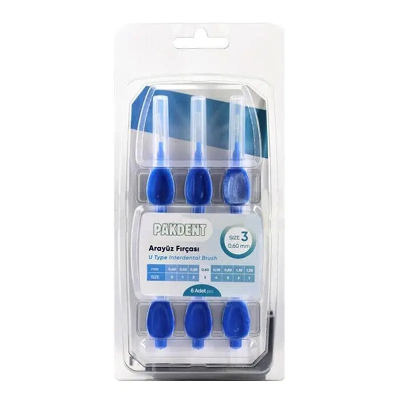 Pakdent Arayüz Fırçası Size-3 0.60mm