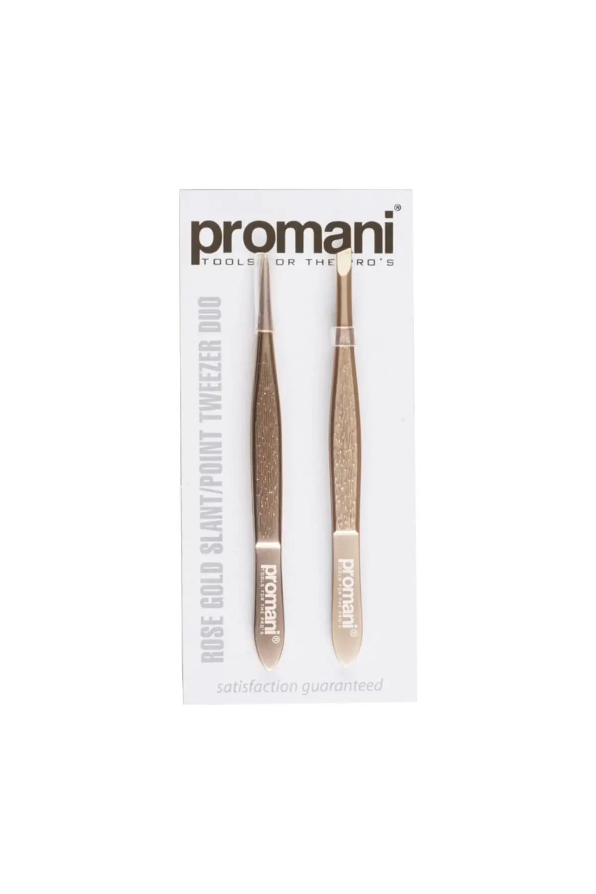 Promani Rose Altın 2 Li Cımbız Seti (eğik Uçlu/sivri Uçlu)
