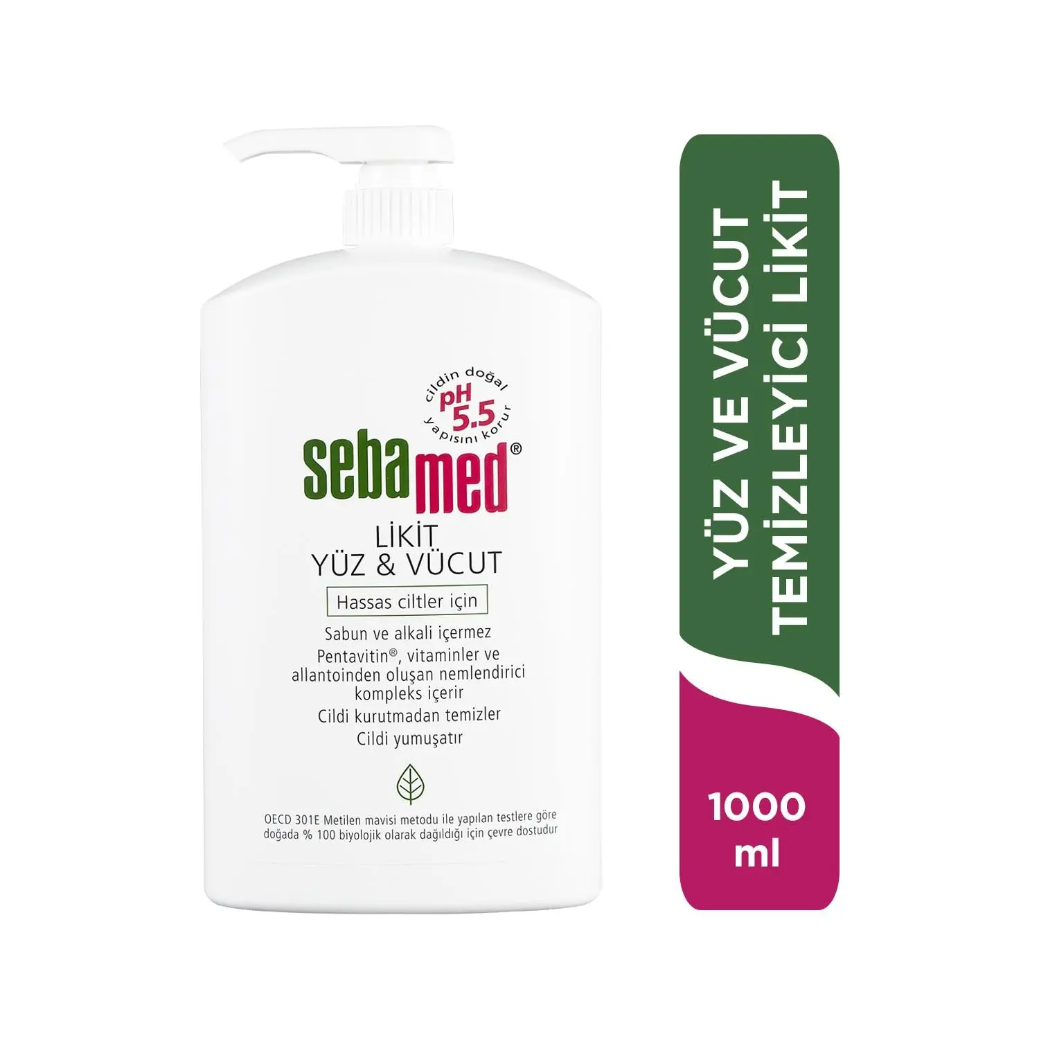 Sebamed Likit Yüz ve Vücut Temizleyici 1000 ml