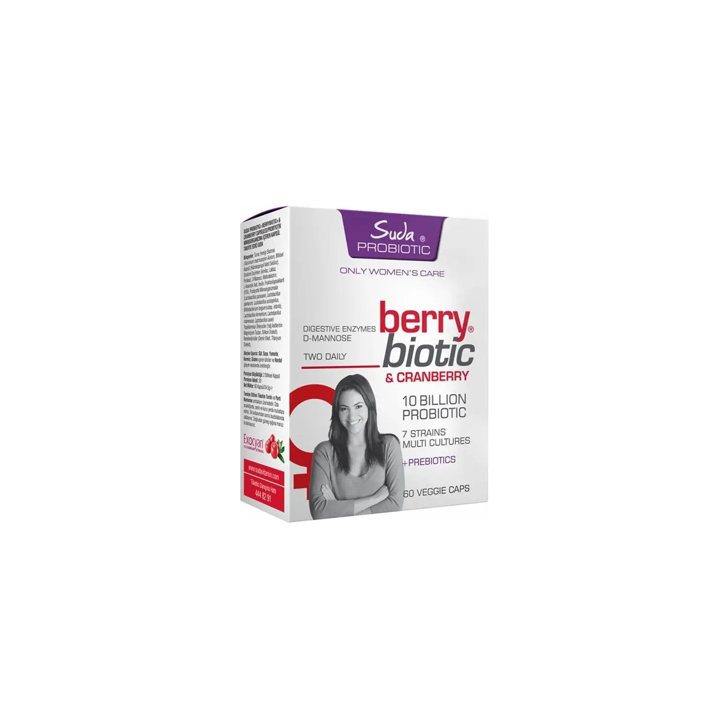 Suda Probiotic Berrybiotic 60 Kapsül